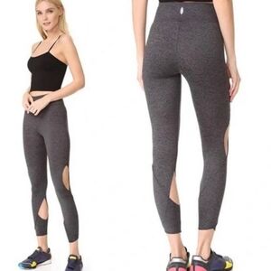 Free People Movement grey cotton cutout halo legging XS
